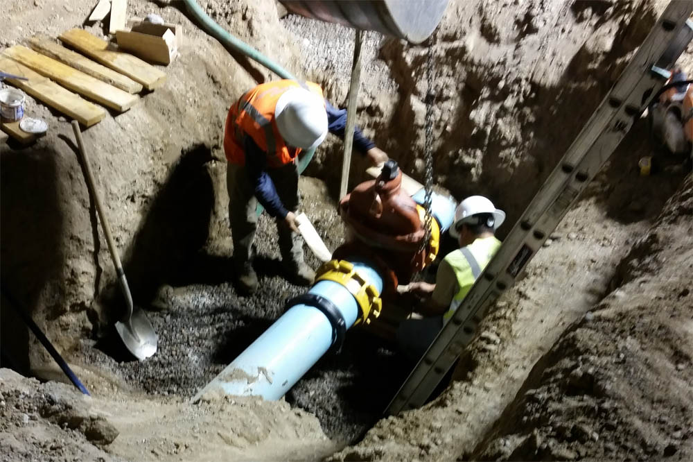 underground utility construction